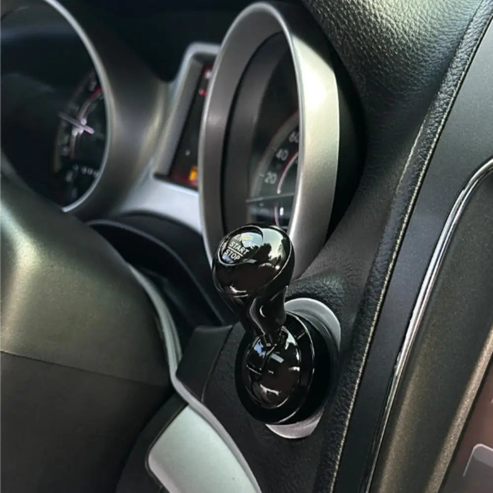 Aluminium Push-Start Button Trim for Car Interiors