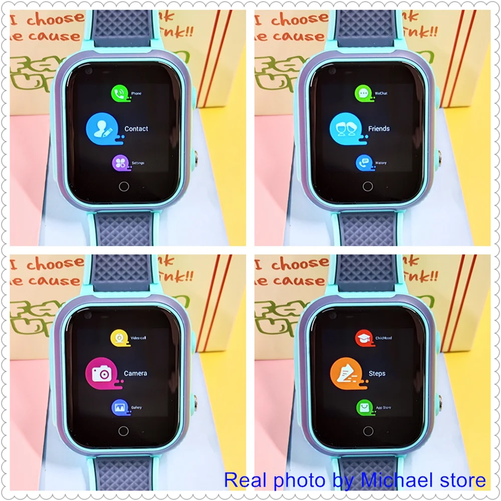 4G Kids Smart Watch GPS WiFi Video Call SOS Camera Tracker
