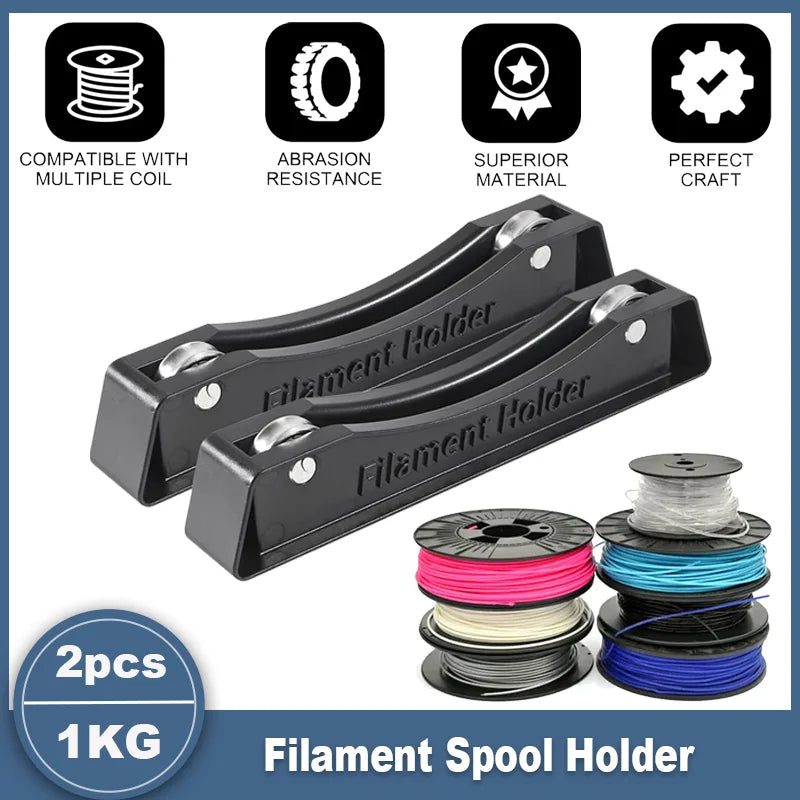 3D Printer Filament Spool Holder Filament Holder Fits All Spools of Any Size and All Types for PLA/ABS/TPU 3D Printing Filament