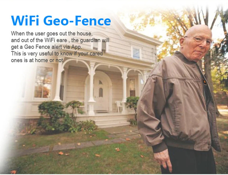 Kids Elder Car GPS Tracker Kinderen GPS V28 Locator Pendant Twee-wegs gesprekken Valalarm Gratis APP WIFI GPS LBS-tracking SOS bellen