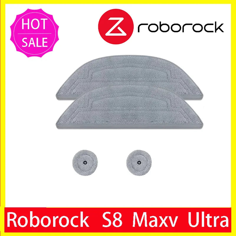 Microfibre Mop Pad Set for Roborock S8 MaxV Ultra and S8 Max Ultra