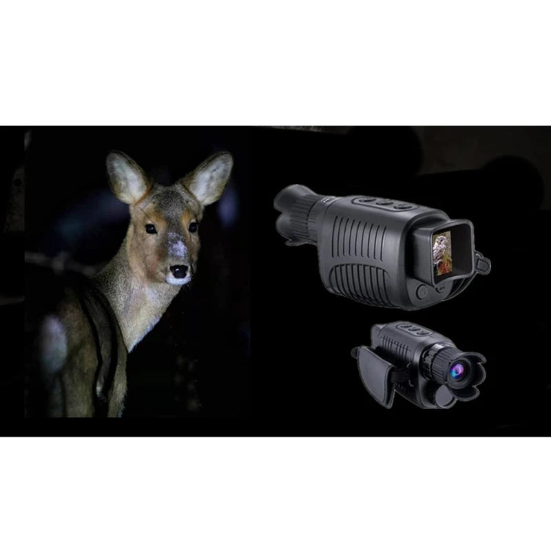 5X Digital Light Zoom Monocular Night Vision Device 1080P HD Infrared Camera Hunting Telescope Outdoor Search Full Darkness 300m