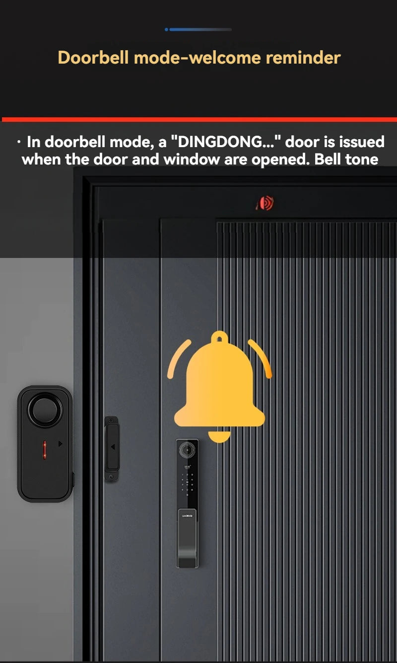 daljinski upravljan magnetski alarm za vrata - IP66