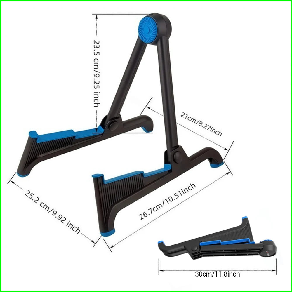 Foldable A-Frame Guitar Stand