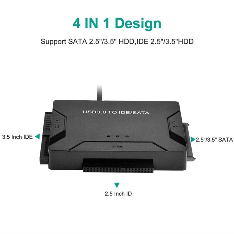 Adapter USB 3.0 do dysków SATA i IDE