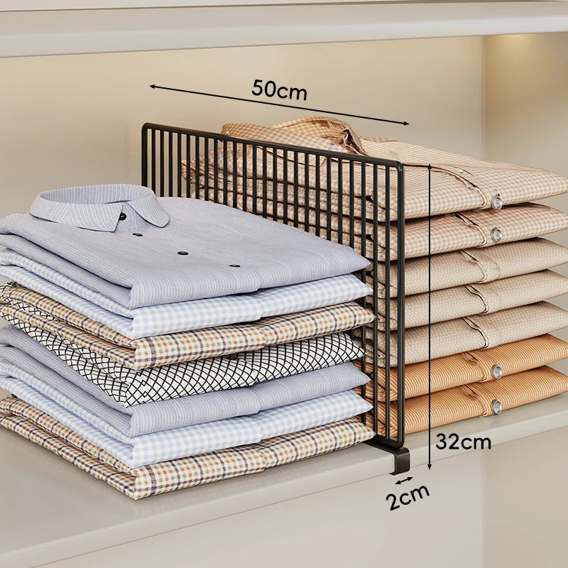 Adjustable Metal Wardrobe Shelf Dividers