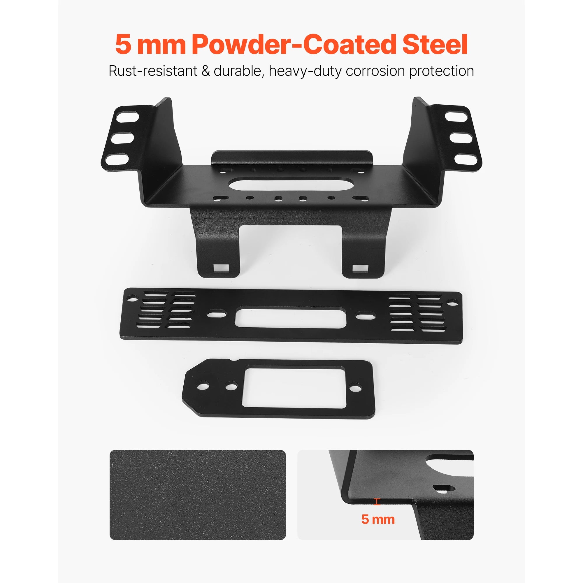 Polaris Ranger Winch Hitch Mount 2000–3600 lbs Fit 2010–2021