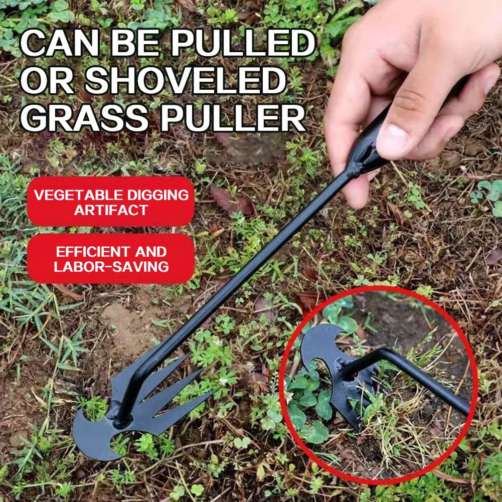 2-in-1 Garden Hoe and Cultivator with Long Handle