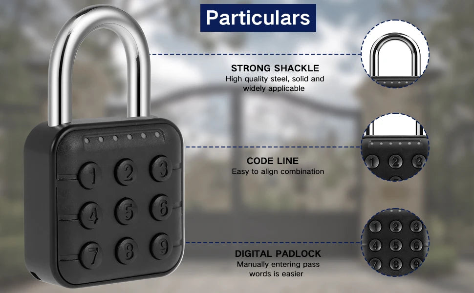 Waterproof Password Combination Padlock