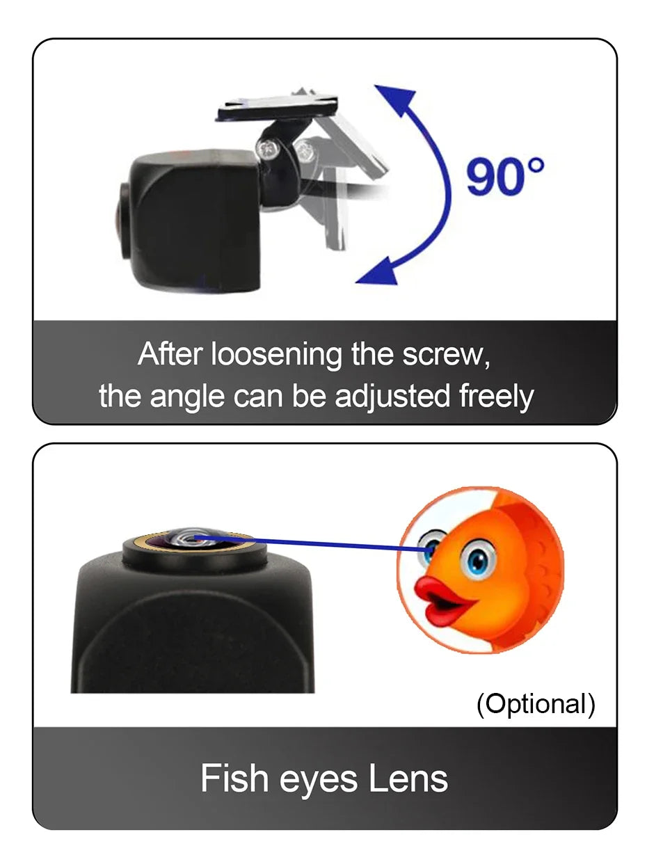 1080P Car Rear View Camera 170° Night Vision Waterproof
