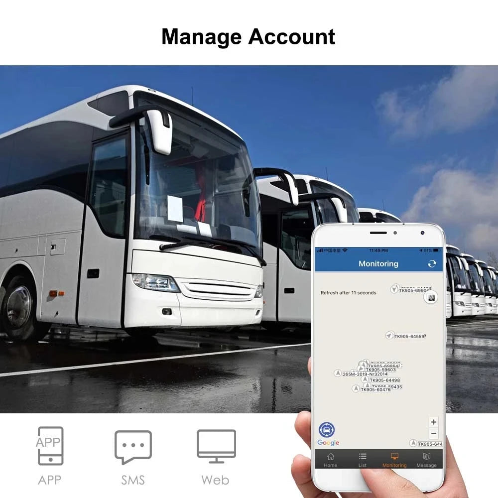 4G GPS Auto-Tracker TK303F Echtzeit-Fahrzeugverfolgung & Fernabschaltung