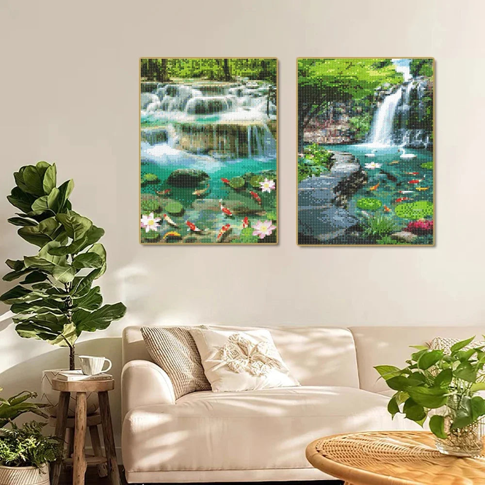 5D Forest Landscape Diamond Painting Kit