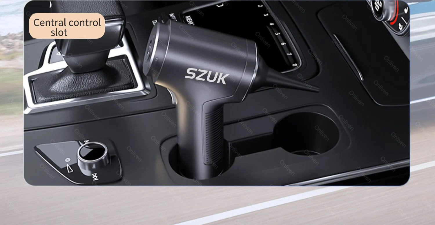 SZUK 98000PA Car Vacuum Cleaner Mini Powerful Cleaning Machine Strong Suction Handheld for Car Wireless Portable Home Appliance