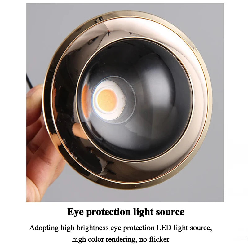 6W LED Pendant Light, Fixed or Adjustable Height
