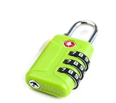 Three-Digit Travel Combination Lock