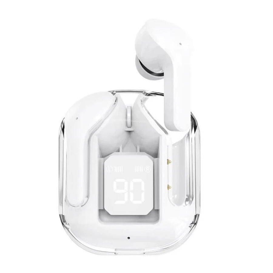 T2 Auricolare Bluetooth Wireless Trasparente Cuffie HiFi