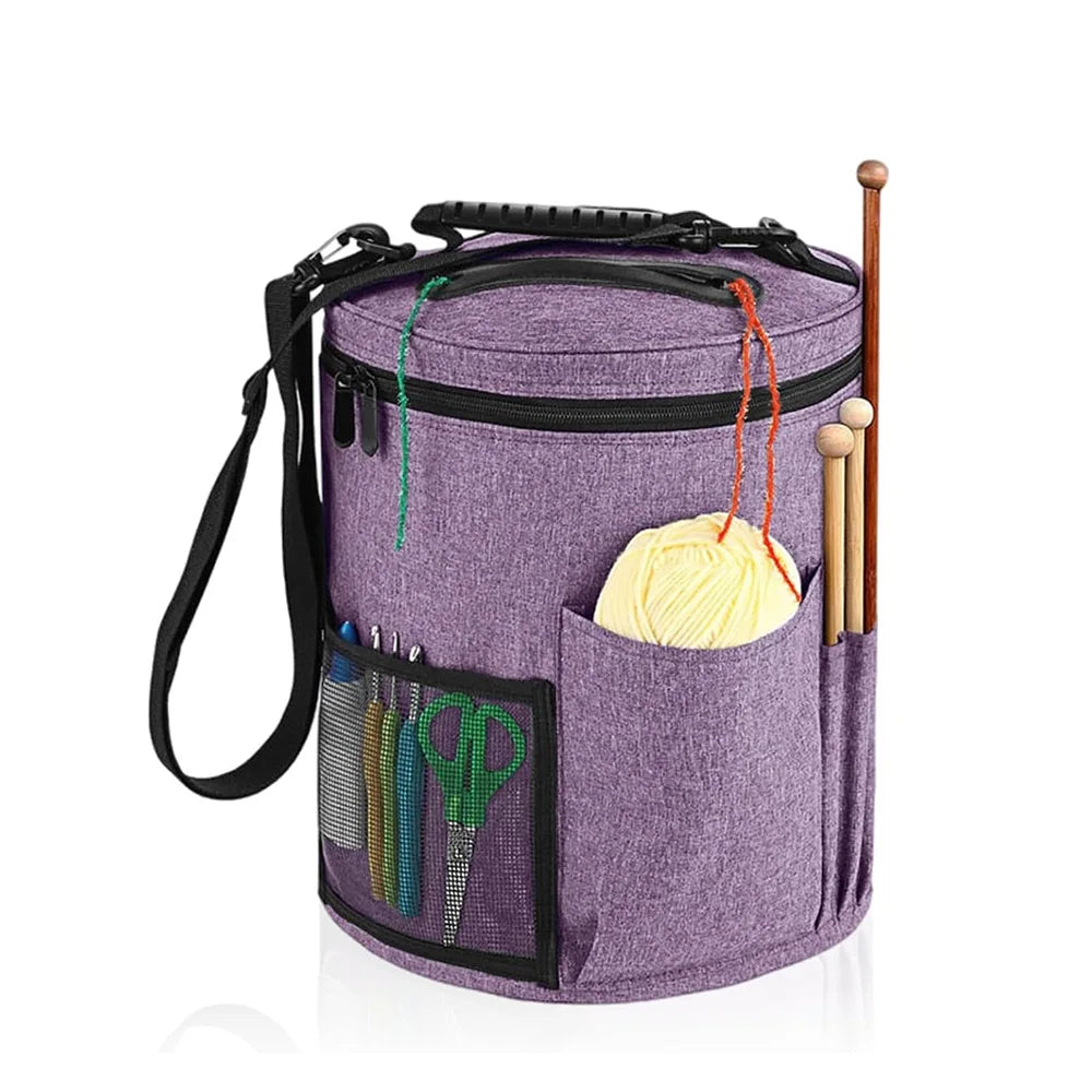 Yarn and Knitting Tool Storage Bag