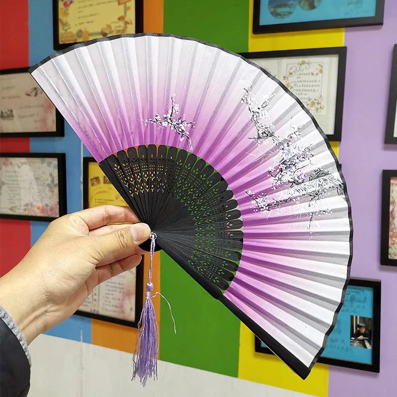 Folding Bamboo Hand Fan in Chinese Style