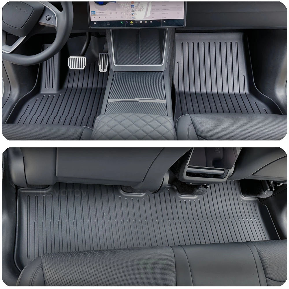 Tesla Model Y All-Weather Floor Mats and Cargo Protectors