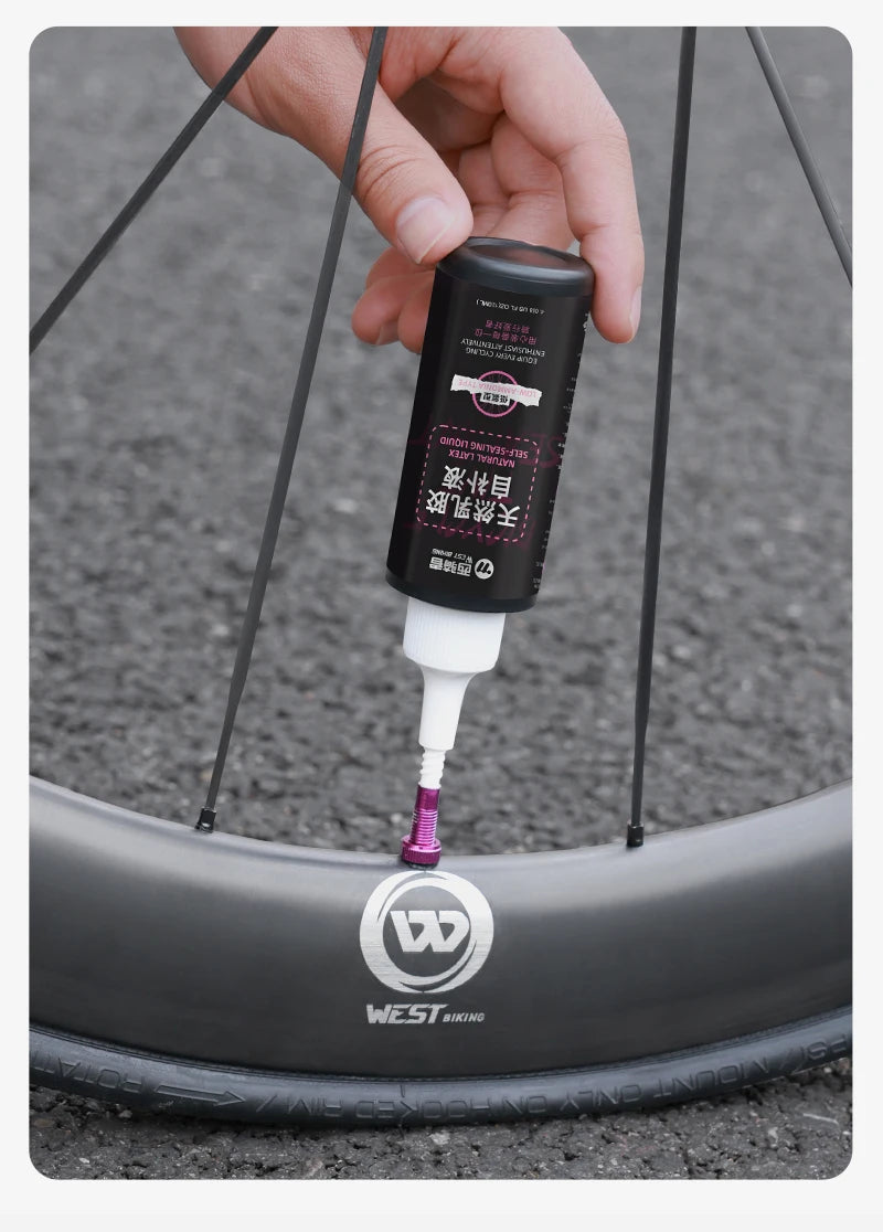 WEST BIKING Latex Tubeless Dækforsegler