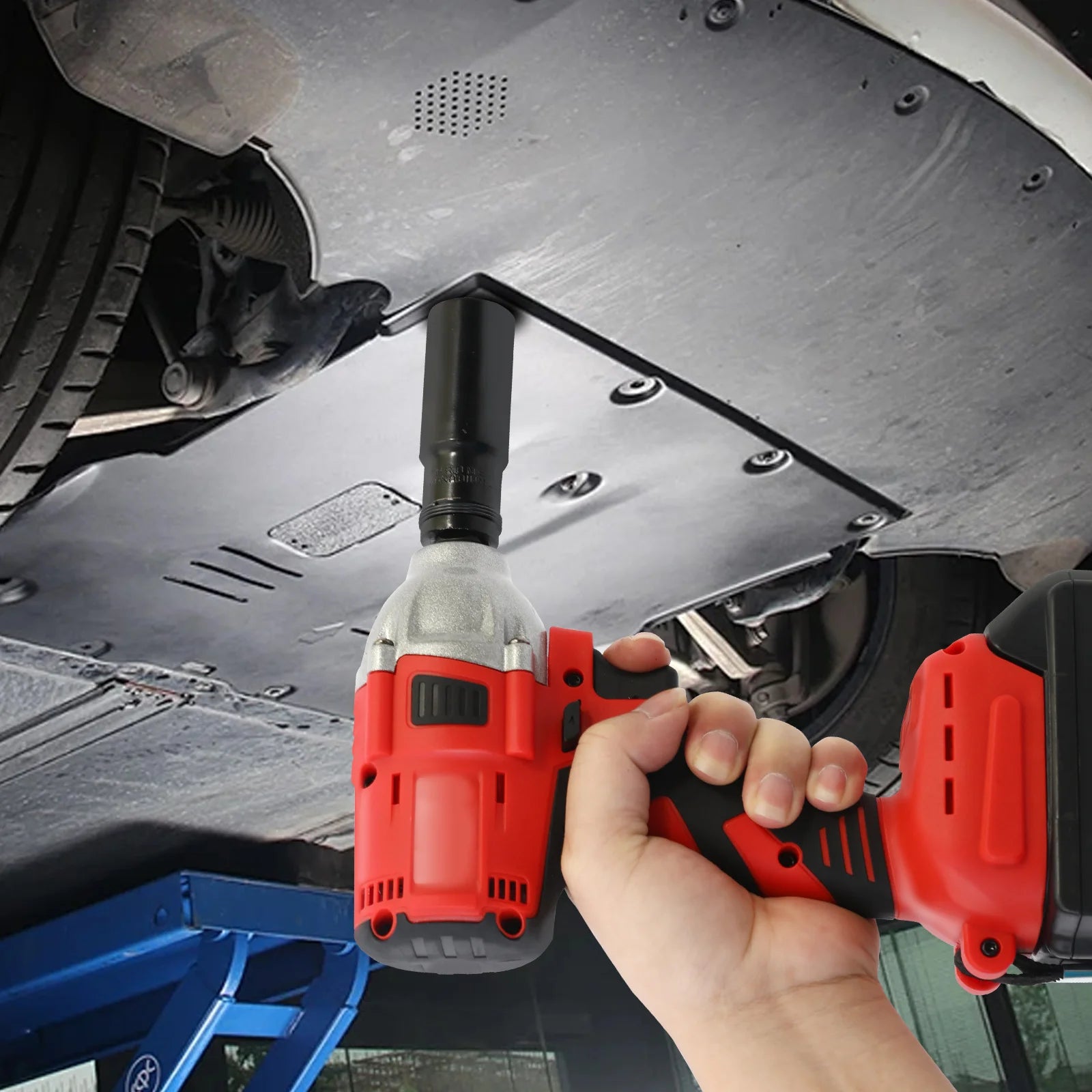 20V Cordless Impact Wrench Set 1/2 Inch Brushless Motor 1500mAh Battery