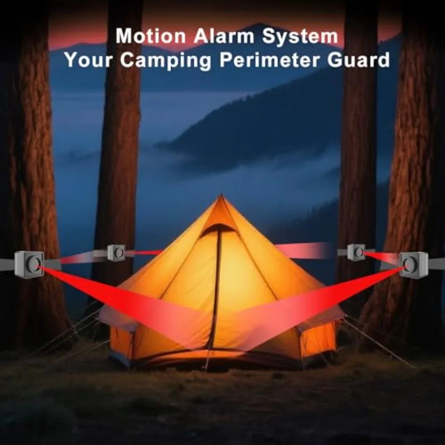 Waterproof Wireless Perimeter Alarm for Camping and Outdoor Use