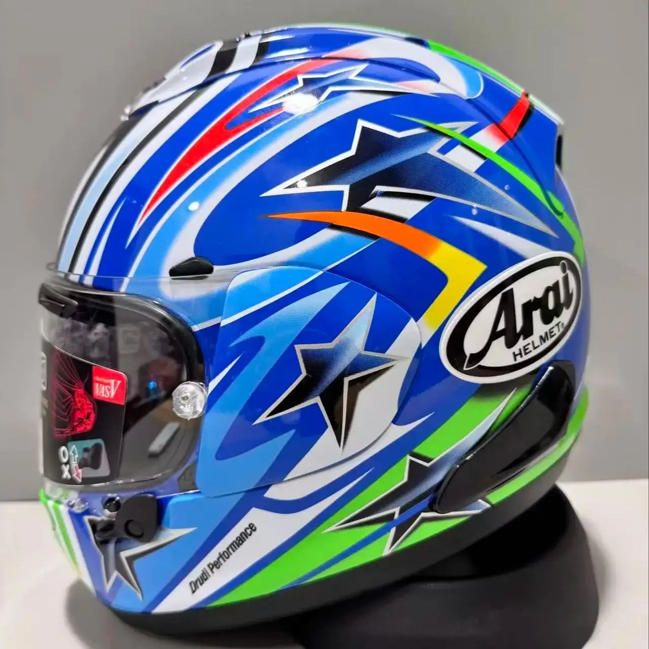 Arai Full Face Motorcycle Helmet RX7X Jian Nakano Green