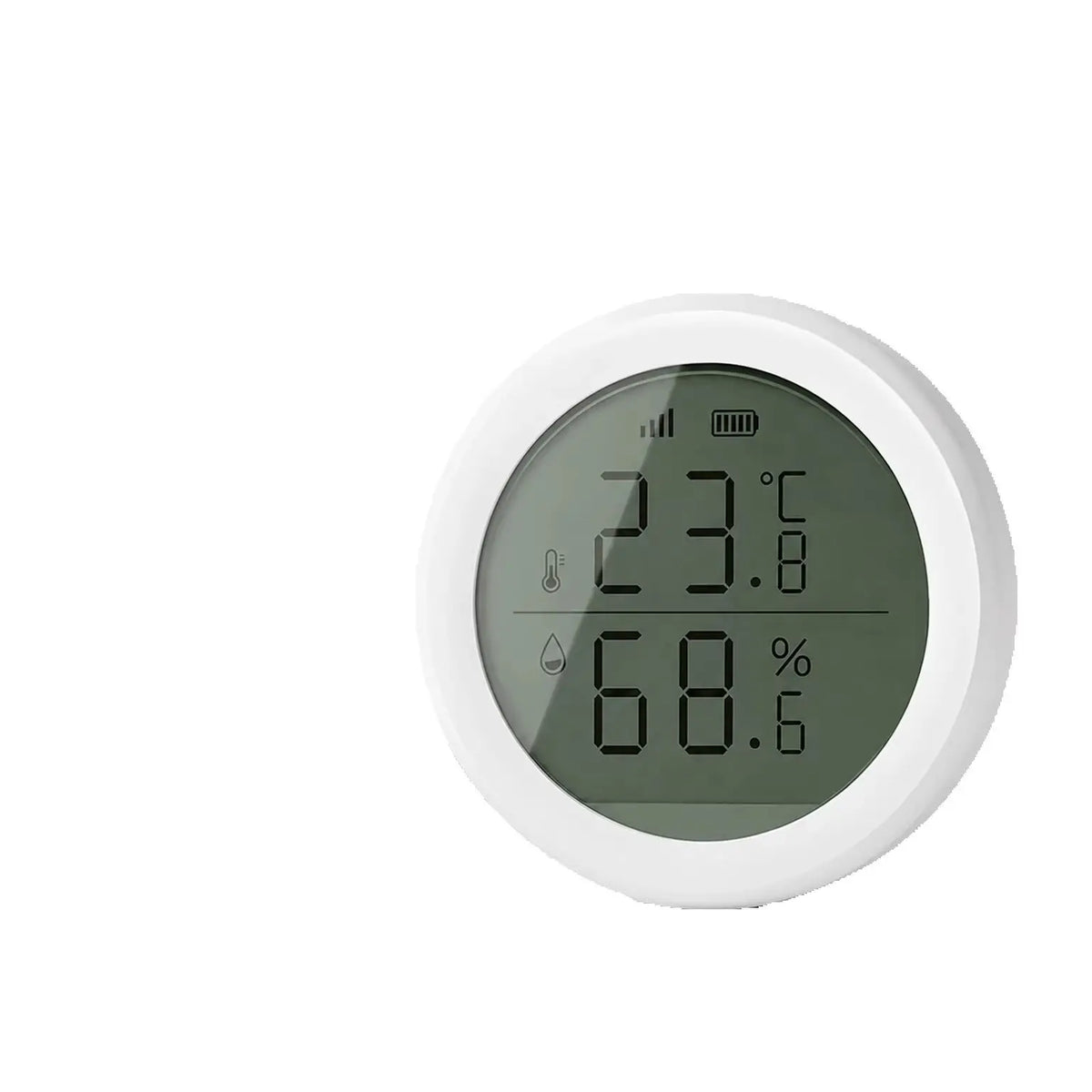 Work with Tuya Smart ZigBee Thermometer Home Indoor Temperature And Humidity Se nsor LCD Display APP Voice Control Alexa Google Home Assistant