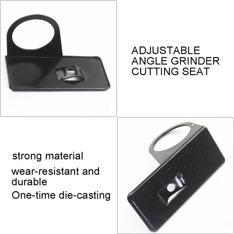 Hand Angle Grinder Base Balance Bracket Adjustable Thickened Steel Holder Cutting Machine Base Diy Woodworking Tools Protection