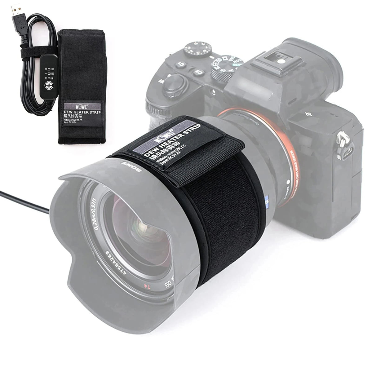 USB Camera Lens Dew Heater Strip
