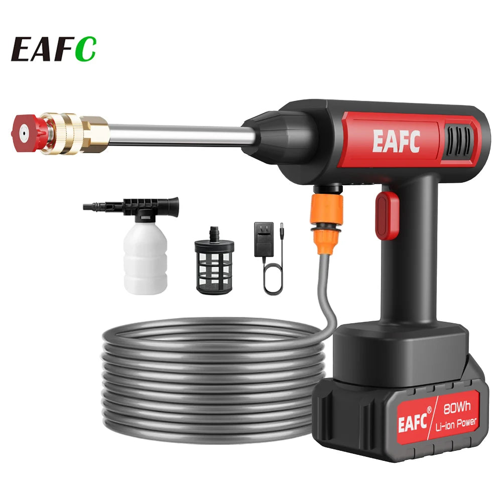 Cordless 60Bar Electric Car Wash Gun with Foam Generator
