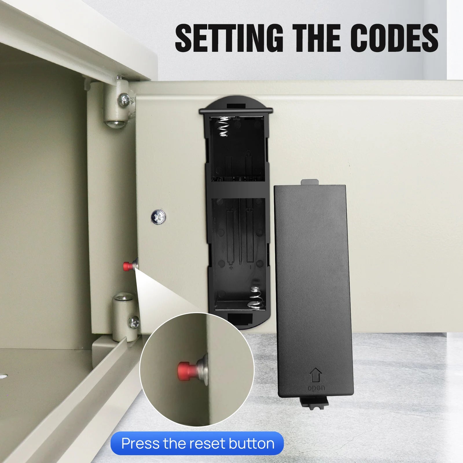 DayPlus Electronic Digital Safe Box for Home, Office & Hotel