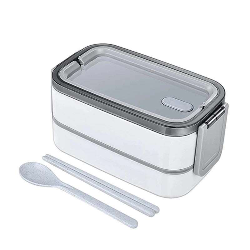 Stacking Lunch Box with Handle, One/Two Layers