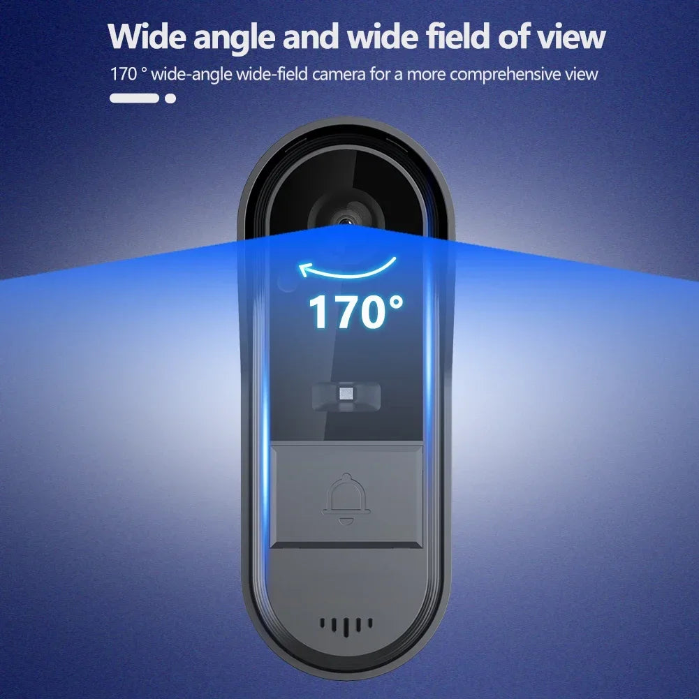 Wi-Fi Video Doorbell with Two-Way Audio