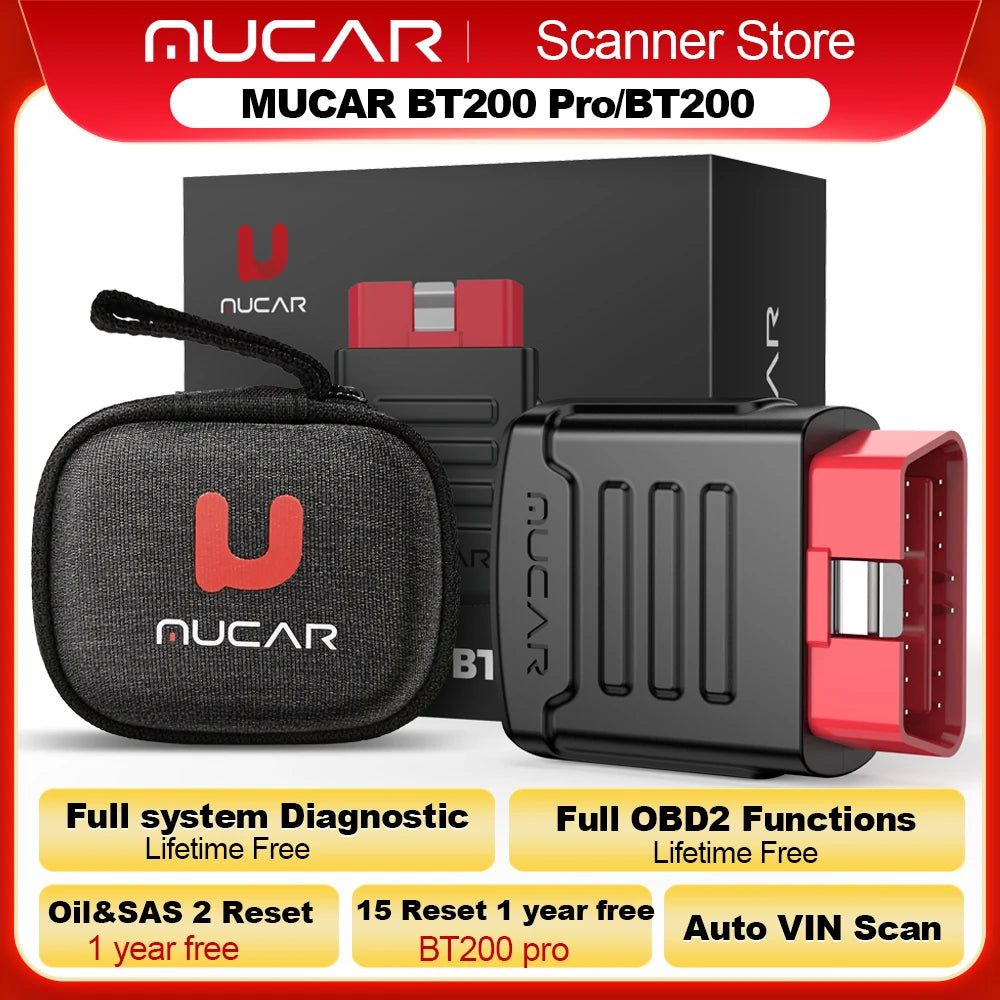 OBD2 Bluetooth Diagnostic Tool Full System Scanner with 15 Reset Functions