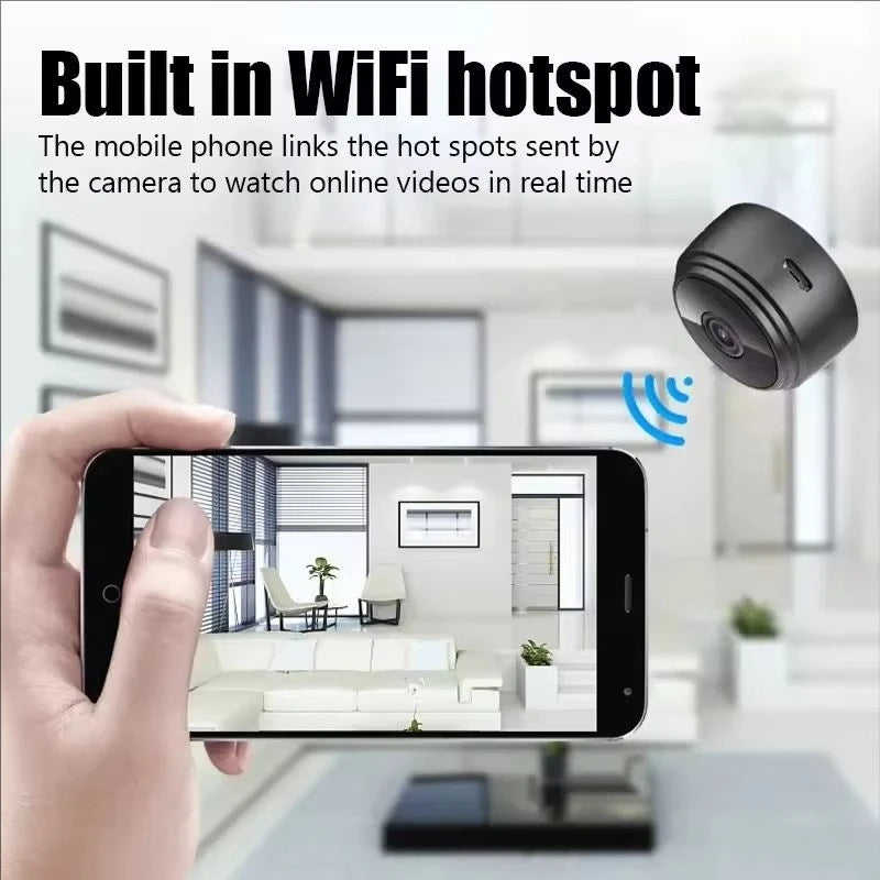 Wireless Indoor Surveillance Camera with HD Audio