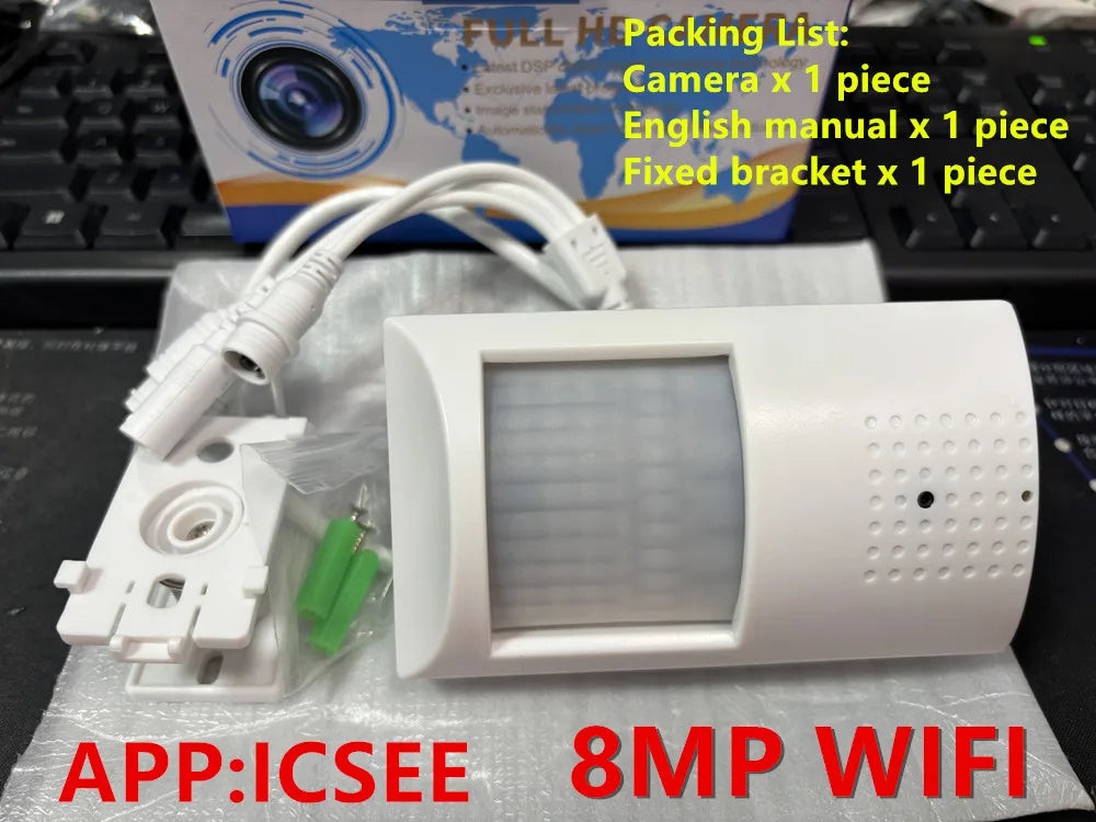 XMeye 8MP WiFi Indoor Security Camera with Two-Way Audio