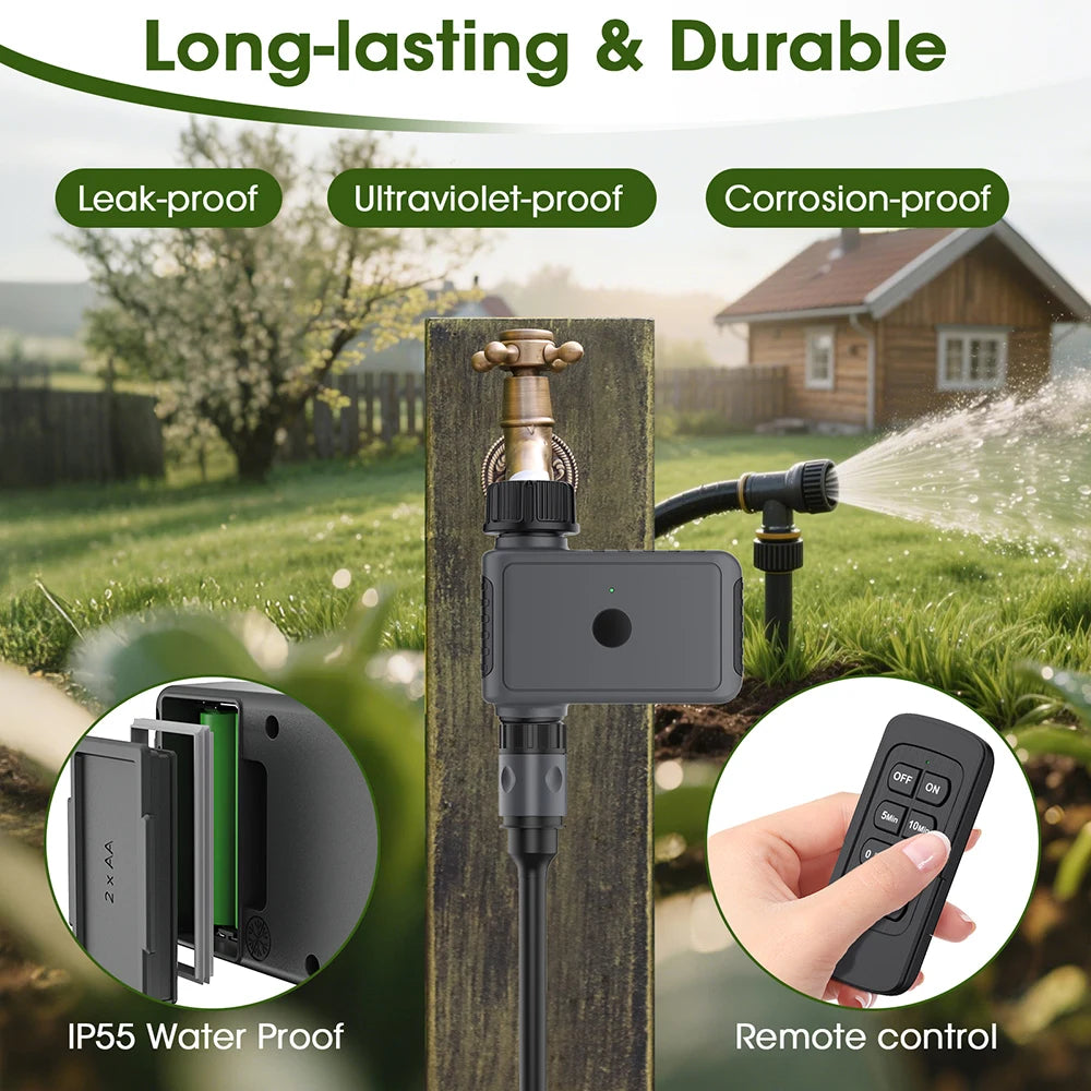 W12 Remote-Control Garden Water Timer