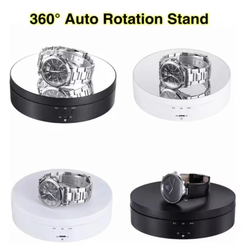 plateau tournant rotatif USB pour présentation de produits