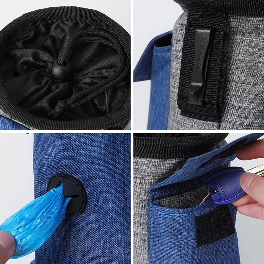 Waist-Worn Dog Training Treat Pouch