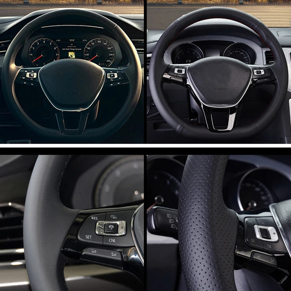 Microfiber Leather Car Steering Wheel Cover For Toyota RAV4 AX50 Corolla G12 Axio Altis Camry Xv70 Avalon Steering Case