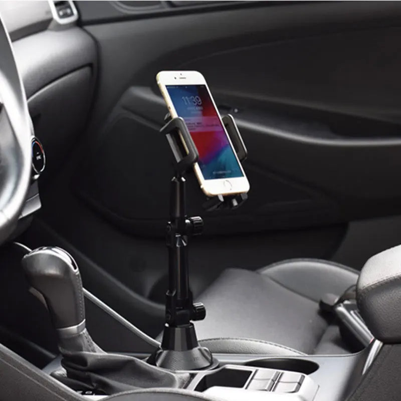 Car Cup-Holder Phone Mount, Adjustable Arm