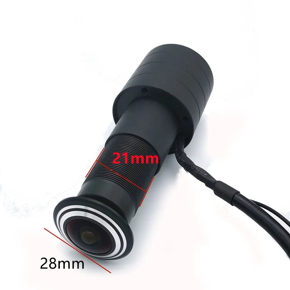 1080P WiFi Peephole Video Door Viewer with Motion Detection and Two-Way Audio