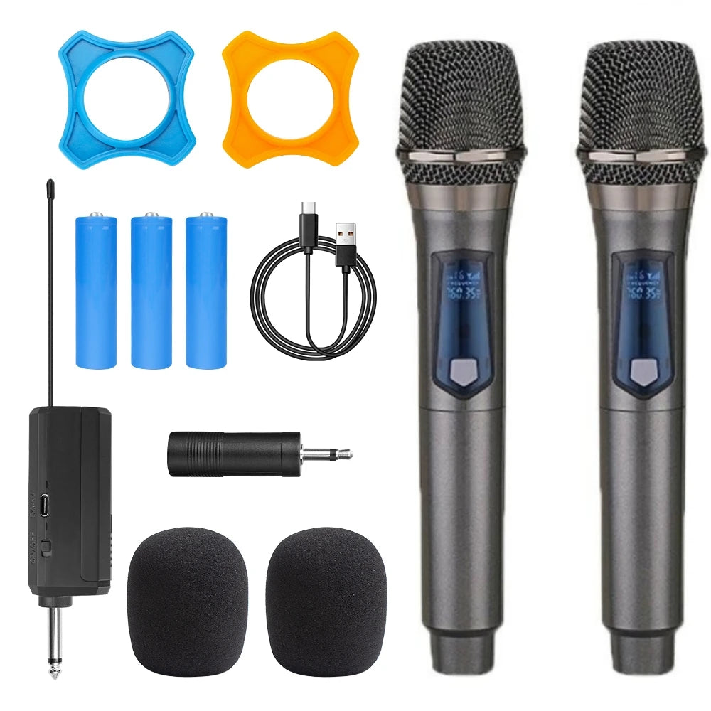 Oplaadbare UHF handheld microfoonsysteem