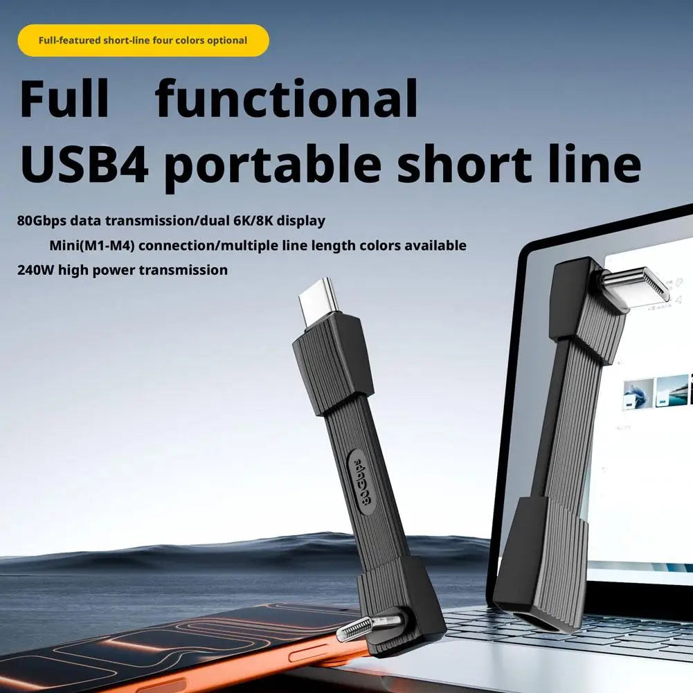 Kompakten podaljšek USB-C, različni priključki