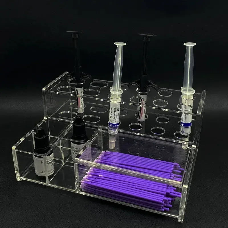 Acrylic Dental Composite Syringe Organiser, Small/Large