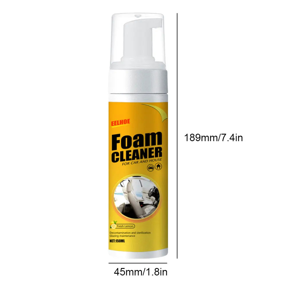 30/60/100/150ML Multi-Purpose Foam Cleaner Leather Clean Remover Spray Car Wash Auto Interior Household Cleaners Stain Removal