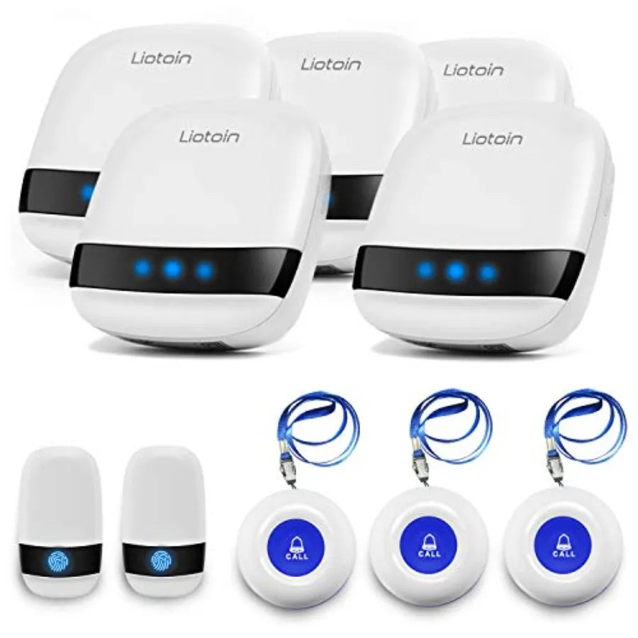 Wireless SOS Call Button Pager System for Caregiver Support