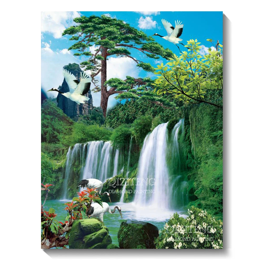 5D Forest Landscape Diamond Painting Kit
