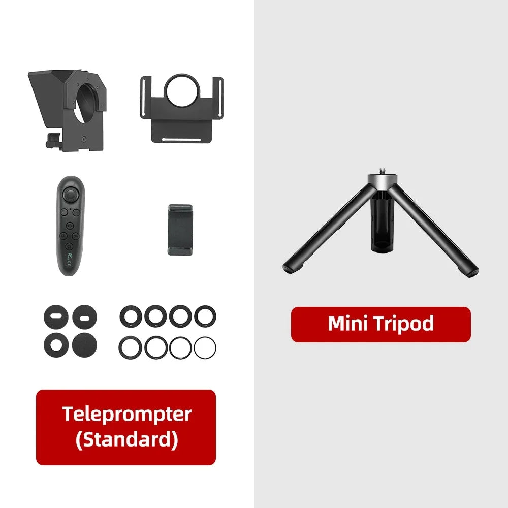 T1 Mini Teleprompter - Kit Options